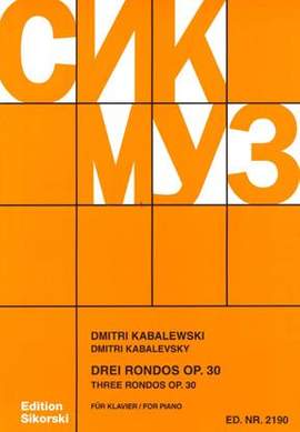 Dmitri Kabalevsky: 3 Rondos
