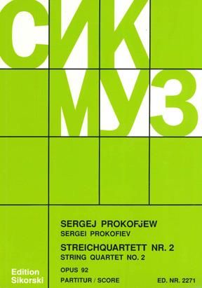 Sergei Prokofiev: Streichquartett Nr. 2 auf kabardinische Themen