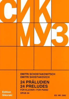 Dimitri Shostakovich: 24 Preludes 24 Op.34