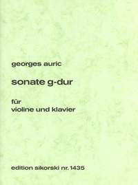 Georges Auric: Sonate