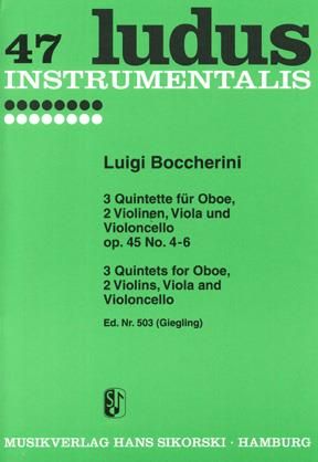 Luigi Boccherini: 3 Quintette