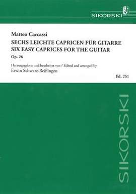 Matteo Carcassi: 6 leichte Capricen