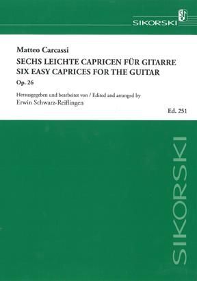 Matteo Carcassi: 6 leichte Capricen