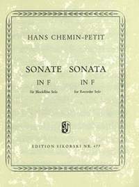Hans Chemin-Petit: Sonate in F