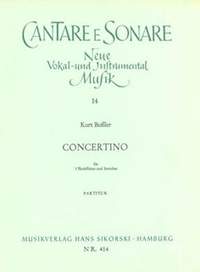 Kurt Bossler: Concertino