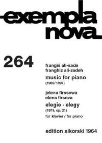 Franghiz Ali-Zadeh_Elena Firsova: Music For Piano-Elegie für Klavier