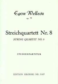 Egon Wellesz: Streichquartett Nr. 8