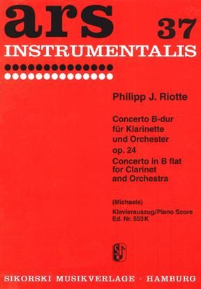 Philipp Jakob Riotte: Concerto Bb-Dur op. 24