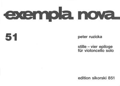 Peter Ruzicka: Stille