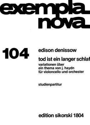 Edison Denisov: Tod ist ein langer Schlaf