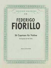 Federigo Fiorillo: 36 Capricen