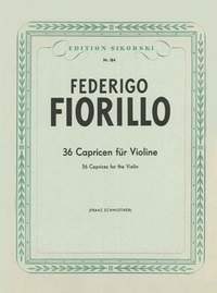 Federigo Fiorillo: 36 Capricen