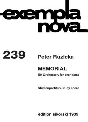 Peter Ruzicka: Memorial