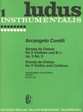 Arcangelo Corelli: Sonata da chiesa f. 2 Violinen u. B.c. d-moll op.3