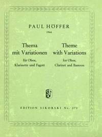 Paul Höffer: Thema mit Variationen