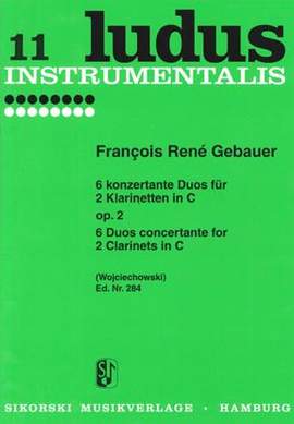 François-René Gebauer: 6 Concertante Duos Opus 2