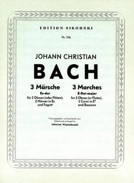 Johann Christian Bach: 3 Märsche