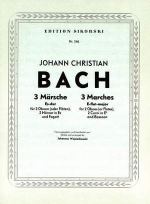 Johann Christian Bach: 3 Märsche