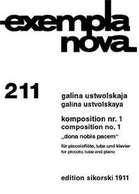 Galina Ustvolskaya: Komposition Nr. 1