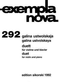 Galina Ustvolskaya: Duett