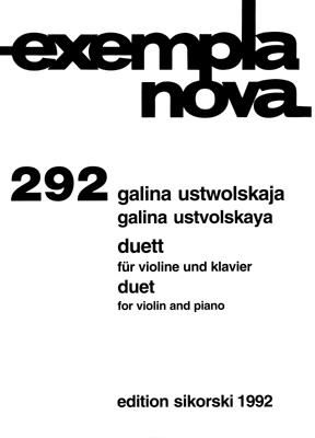 Galina Ustvolskaya: Duett