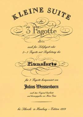 Julius Weissenborn: Kleine Suite