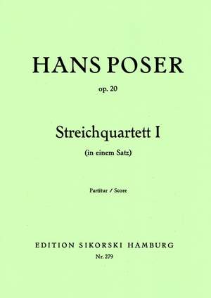 Hans Poser: Streichquartett Nr. 1