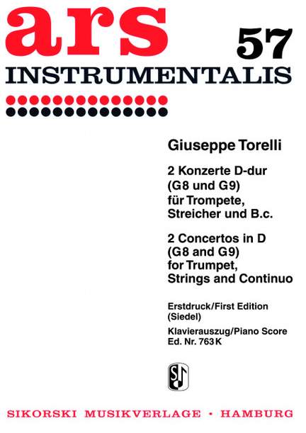 Giuseppe Torelli: 2 Konzerte
