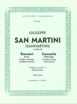 Giuseppe Sammartini: Konzert