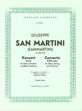 Giuseppe Sammartini: Konzert
