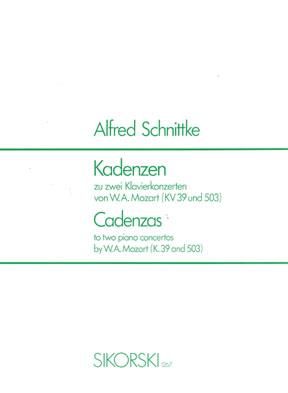 Alfred Schnittke: Kadenzen Zu 2 Klavierkonzerten