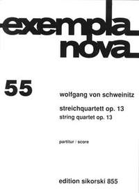 Wolfgang von Schweinitz: Streichquartett