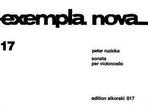 Peter Ruzicka: Sonata per violoncello