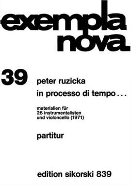 Peter Ruzicka: In processo di tempo ...