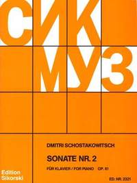 Dimitri Shostakovich: Piano Sonata Op.61 No.2