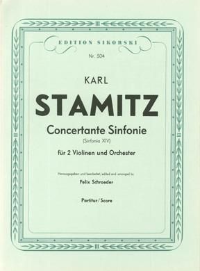 Carl Stamitz: Sinfonia concertante (Sinfonia XIV)