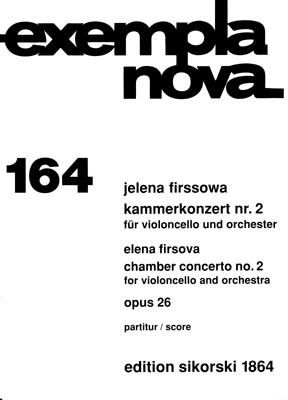 Elena Firsova: Kammerkonzert Nr. 2