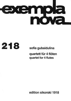 Sofia Gubaidulina: Quartett Für 4 Flöten
