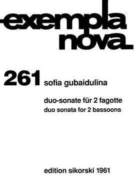 Sofia Gubaidulina: Duo-Sonate für 2 Fagotte
