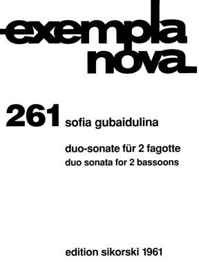 Sofia Gubaidulina: Duo-Sonate für 2 Fagotte