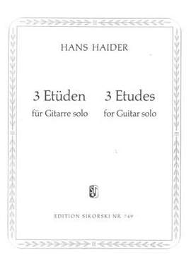 Hans Haider: 3 Etüden
