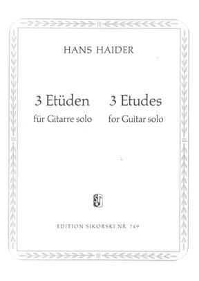 Hans Haider: 3 Etüden