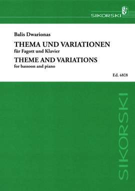 Balys Dvarionas: Thema und Variationen