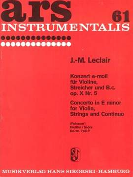 Jean-Marie Leclair: Konzert