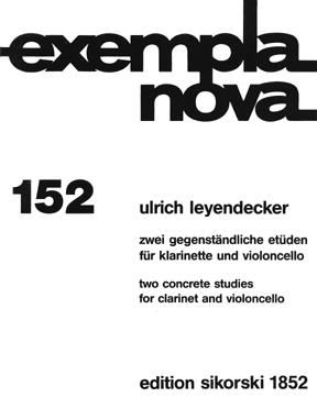 Ulrich Leyendecker: 2 gegenständliche Etüden