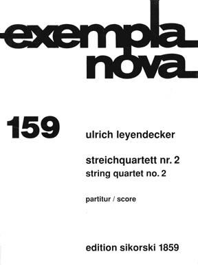 Ulrich Leyendecker: Streichquartett Nr. 2