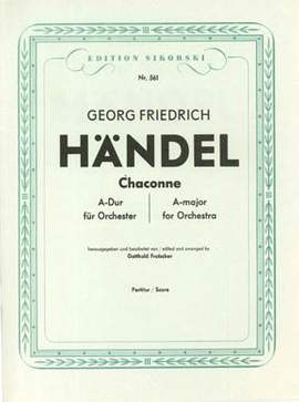 Georg Friedrich Händel: Chaconne