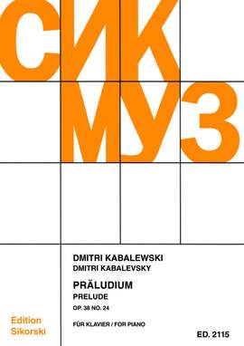 Dmitri Kabalevsky: Praeludium