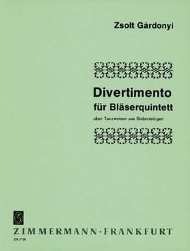 Zsolt Gárdonyi: Divertimento