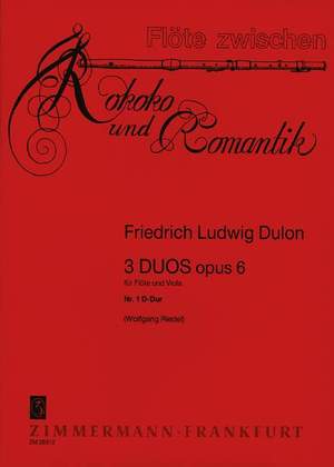 Friedrich Ludwig Dulon: 3 Duos op. 6